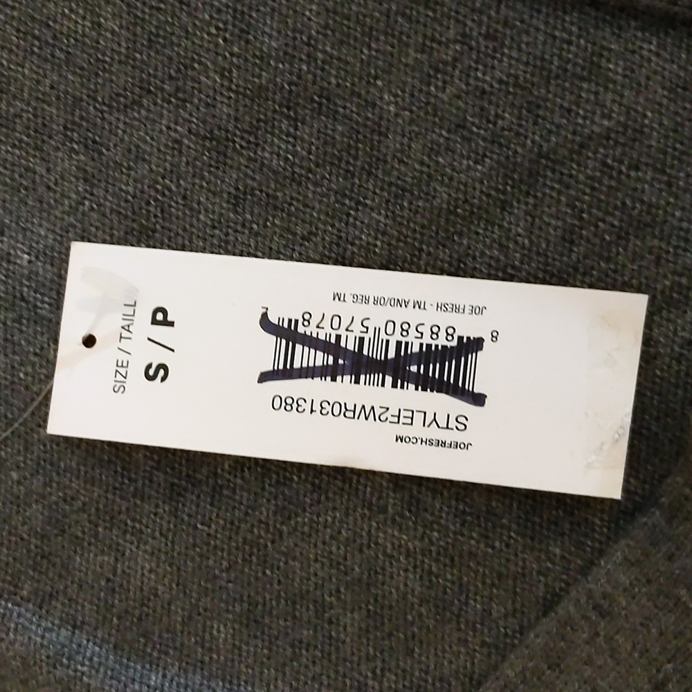 Joe Fresh| NWT Long Grey Buttoned Down Long Sleeve Cardigan Cotton Blend - Picture 10 of 14